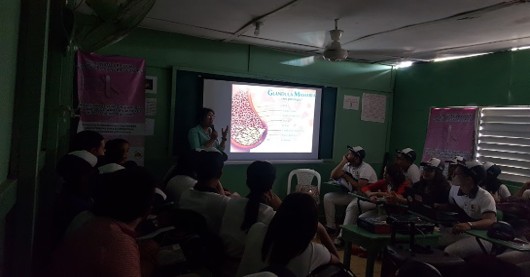 Charla sobre glándula mamaria con proyección educativa