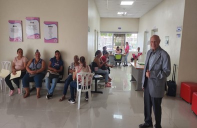 Instalaciones del patronato con pacientes y personal